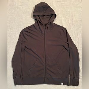 American Giant - Summer Weight Full Zip in Blackened Pine - XL - Made in USA